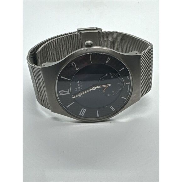 Skagen 805XLTTM1 Men Silver Stainless Steel Mesh Analog Dial Quartz Watch AEA153 main image 7